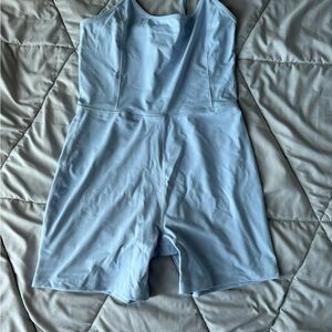 Garage Light Blue Romper